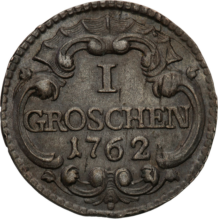 Niemcy, Saksonia. Fryderyk August II. Grosz 1762, Lipsk